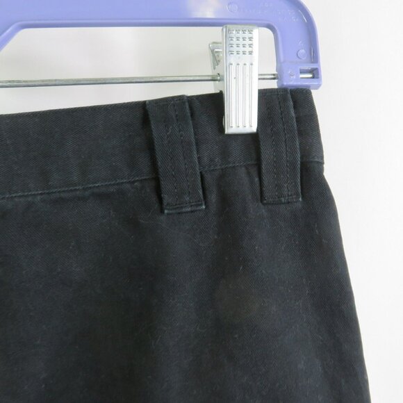 Riveted by Lee Black Capris 10 Cargo Pockets Waist 30 Twill - Picture 6 of 8